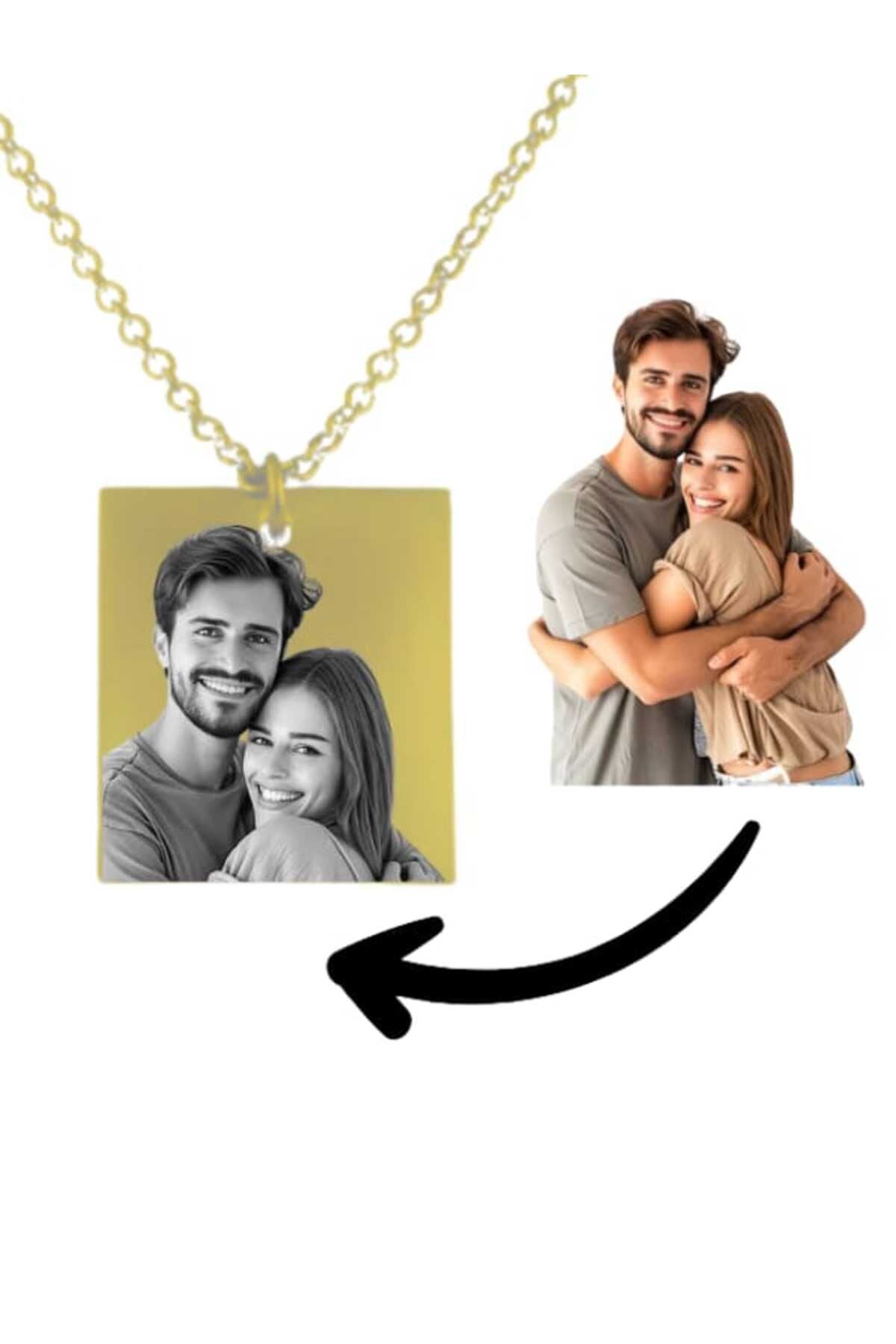 Kişiye Özel Resimli Çelik Kolye